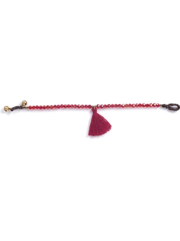 Overbeck and Friends Armband "Zoe" in Rot - (L)18 cm