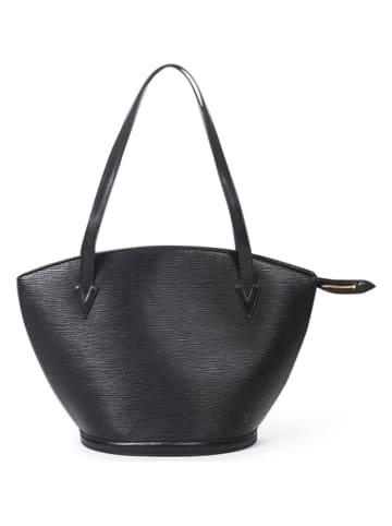 Louis Vuitton Skórzana torebka "St-Jacques GM" w kolorze czarnym - 26 x 30 x 17 cm