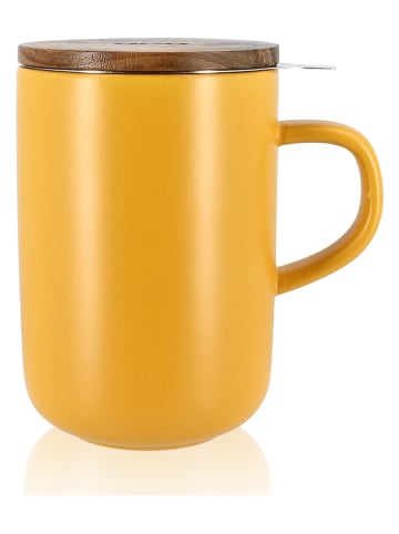 Ogo Living Kubek "Juliet" w kolorze żółtym do herbaty - 475 ml