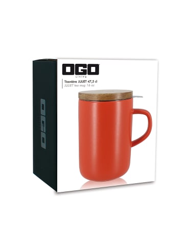 Ogo Living Theekop "Juliet" oranje - 475 ml