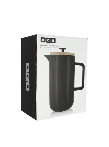 Ogo Living Koffiebereider zwart - 1,3 l