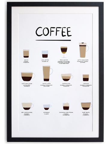Really Nice Things Gerahmter Kunstdruck "Coffee" - (B)30 x (H)40 cm