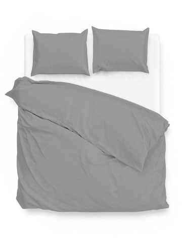 Zo!Home Mako-satijnen beddengoedset "Satinado" grijs