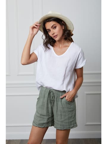 Plume Leinen-Shirt "Fabius" in Weiß