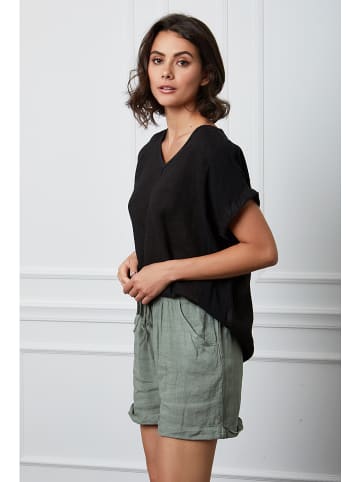 Joséfine Linnen shirt "Fabius" zwart