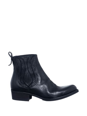 Manufacture D'Essai Leder-Stiefeletten in Schwarz