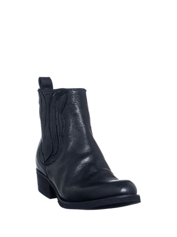 Manufacture D'Essai Leder-Stiefeletten in Schwarz