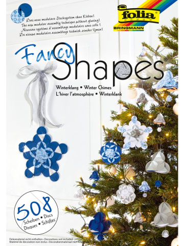 Folia Kreativset "Fancy-Shapes" in Silber/ Blau