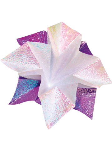 folia PAPER Irisierendes Papier in Bunt - 50 Blatt - (L)14 x (B)14 cm