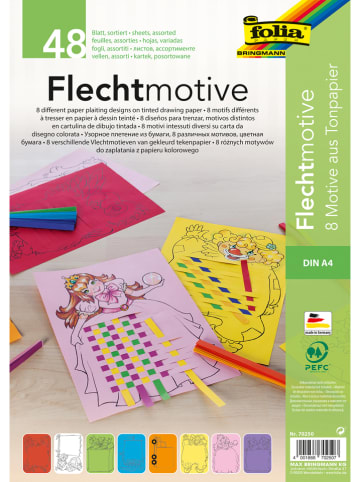 folia PAPER Bastelset "Flechtmotive" - DIN A4
