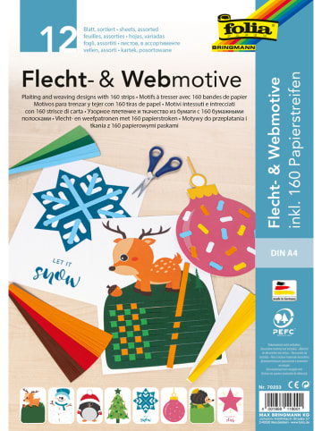 Folia Bastelset "Flecht- & Webmotive" - DIN A4