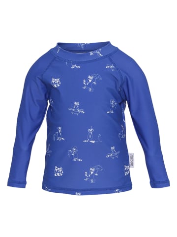 racoon Badeshirt "Downey" in Blau