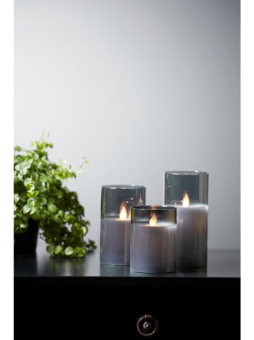 STAR Trading LED-Windlicht "M-Twinkle" in Schwarz - (H)12,5 x Ø 7,5 cm
