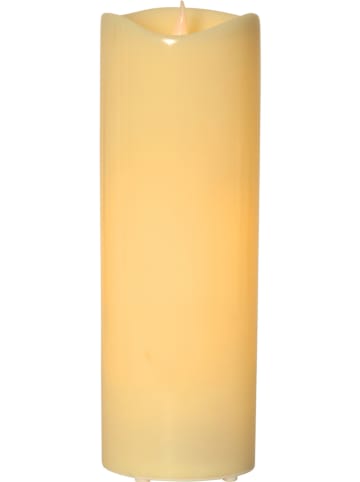 STAR Trading Świeca LED "Grande" w kolorze kremowym - (W)38 x Ø 12 cm