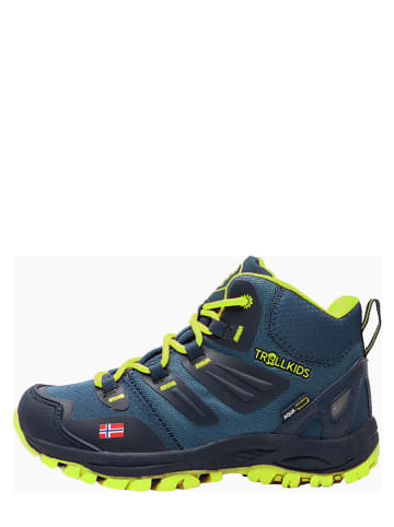 Trollkids Buty trekkingowe "Rondane Hiker Mid" w kolorze granatowym