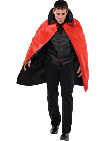 Carnival Party Kostuumcape "Vampir" zwart/rood