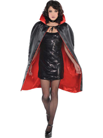 Carnival Party Kostuumcape "Vampir" zwart/rood