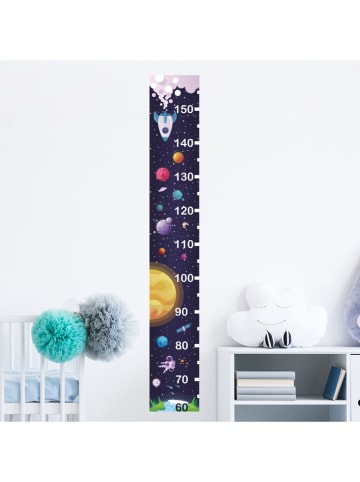 Ambiance Wandtattoo-Messlatte "Planets in the galaxy"
