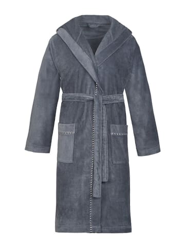 ESPRIT Bademantel ''Box'' in Anthrazit