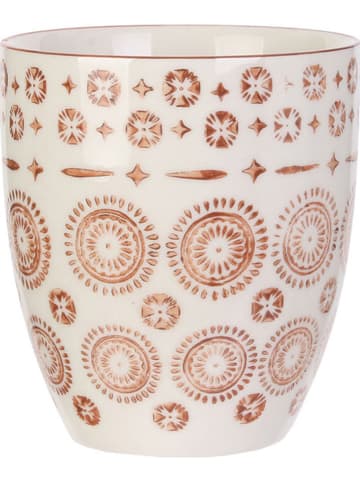 every ware 4-delige set: bekers "Mirage" crème/meerkleurig - 250 ml