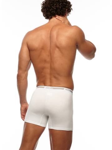 COTONELLA 2er-Set: Boxershorts in Weiß