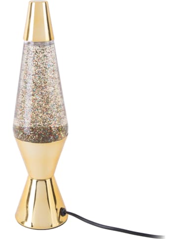 Leitmotiv Lampa dekoracyjna "Glitter" w kolorze zÅ‚otym - wys. 37 cm