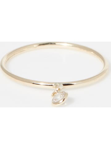 L'OR by Diamanta Złoty pierścionek "Pierette" z cyrkonią