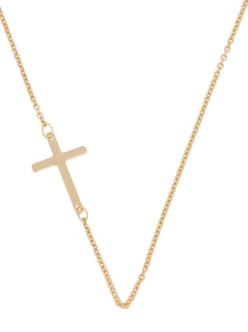 OR ÉCLAT Ketting "Petite croix" met sierelement - (L)42 cm
