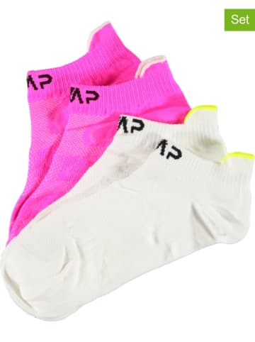 CMP 2-delige set: sokken roze/wit