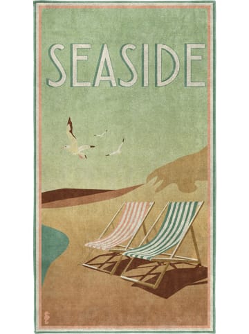 Seahorse Strandtuch "Seaside" in Grün/ Bunt