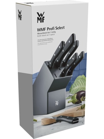 WMF 7tlg. Messer-Set "ProfiSelect" in Grau/ Schwarz