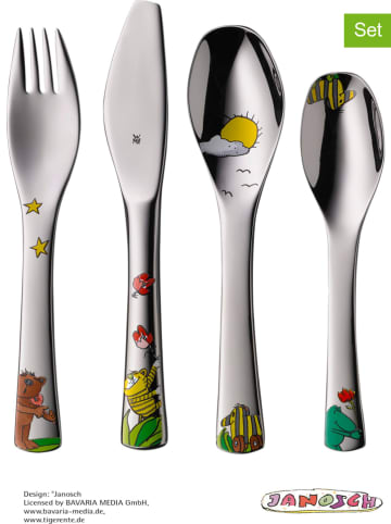 WMF 4tlg. Kinder-Edelstahl-Besteckset "Janosch"