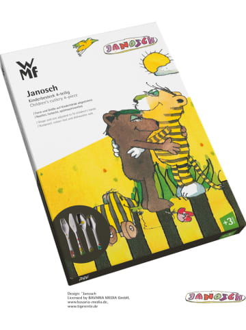 WMF 4tlg. Kinder-Edelstahl-Besteckset "Janosch"