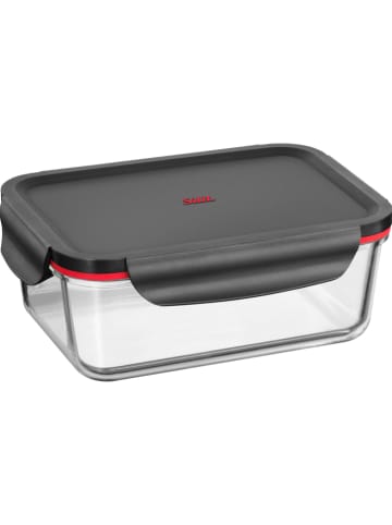Silit Frischhaltedose "Storio" in Transparent/ Schwarz - 1,4 l