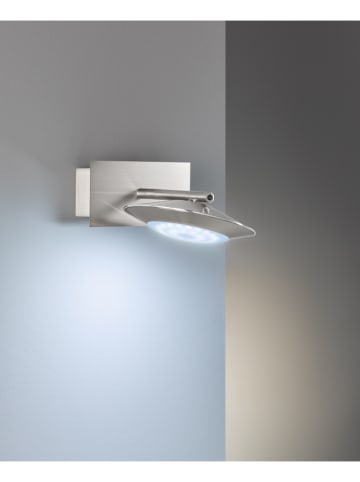 FISCHER & HONSEL LED-Wandleuchte "Beta" in Silber - (B)22 x (H)16 cm