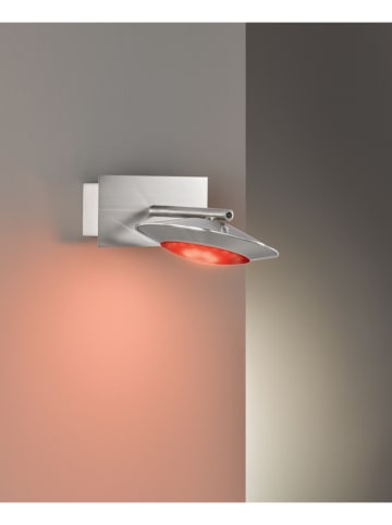 FISCHER & HONSEL Lampa ścienna LED "Beta" w kolorze srebrnym - 22 x 16 cm