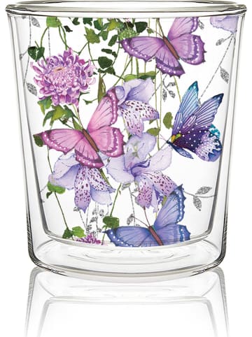 Ppd Szklanka "Butterfly" w kolorze fioletowym - 300 ml