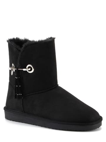 ISLAND BOOT Winterboots "Whale" zwart