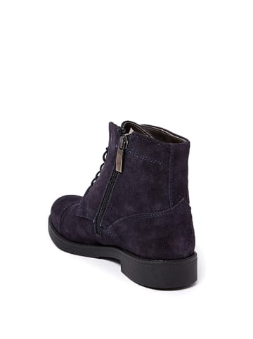 Frank Daniel Leren boots donkerblauw