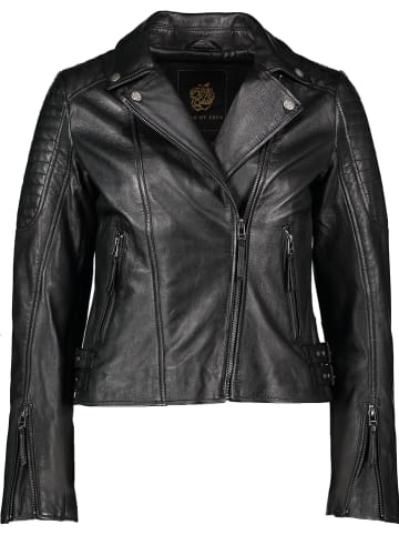 Apple of Eden Lederjacke in Schwarz