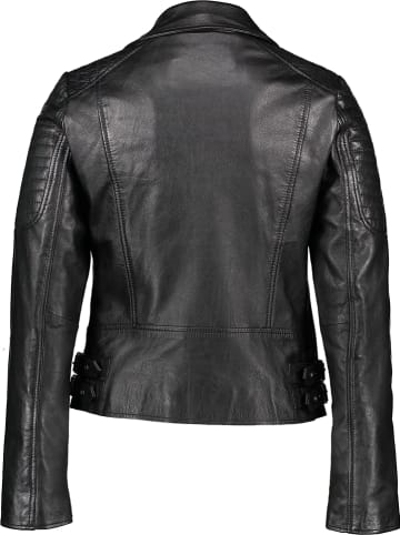 Apple of Eden Lederjacke in Schwarz