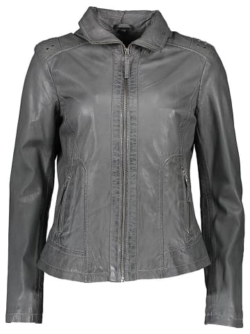 KRISS Lederjacke "Eva" in Grau