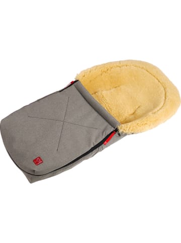 Kaiser Naturfellprodukte Voetenzak met lamsvacht "Emmi" grijs - (L)80 x (B)37 cm