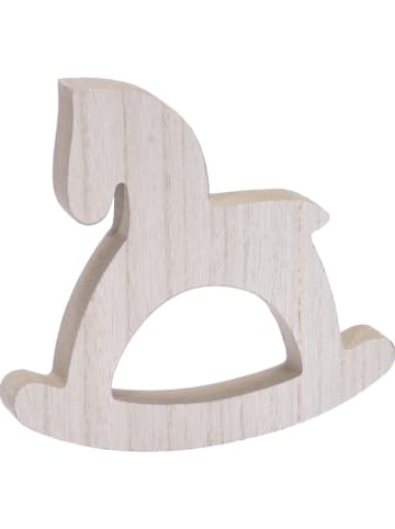 SUNNYSUE Drewniana figurka w kolorze jasnobrązowym