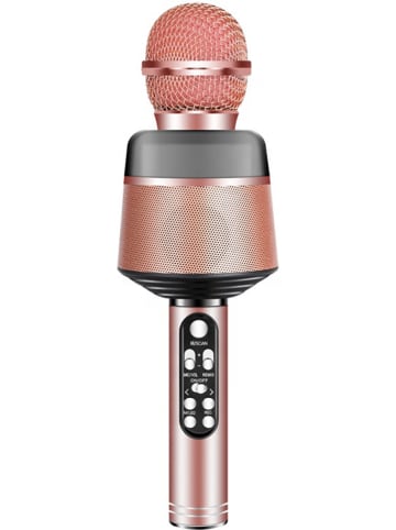 SWEET ACCESS Mikrofon w kolorze jasnoróżowym z głośnikiem Bluetooth do karaoke