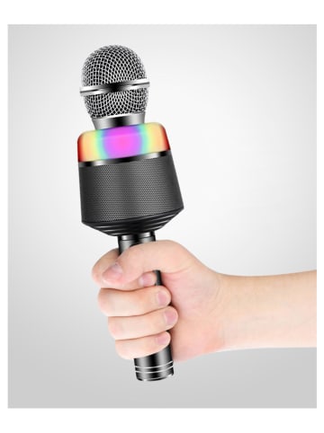 SWEET ACCESS Bluetooth-Lautsprecher-Karaokemikrofon in Schwarz