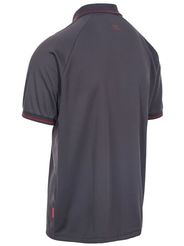 Trespass Funkcyjna koszulka polo "Bonington" w kolorze antracytowym