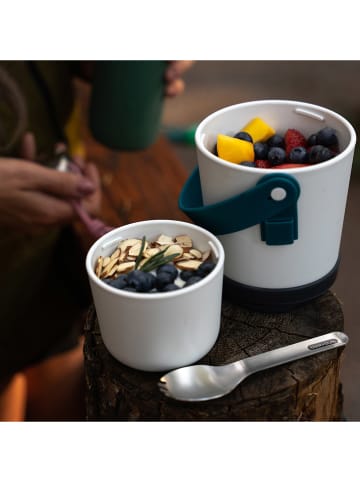 Black+Blum Lunchpot wit/blauw - 900 ml