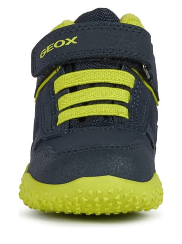 Geox Sneakers "Baltic" donkerblauw/geel