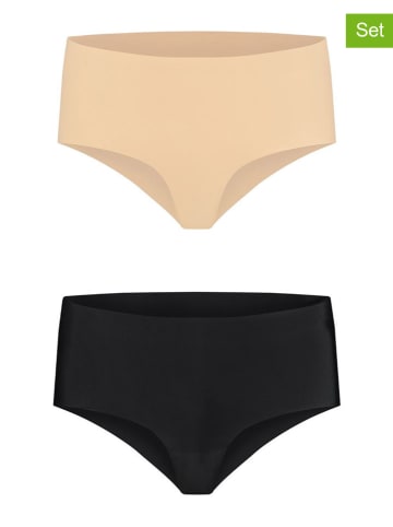 Spanx 2-delige set: shape-body's nude/zwart